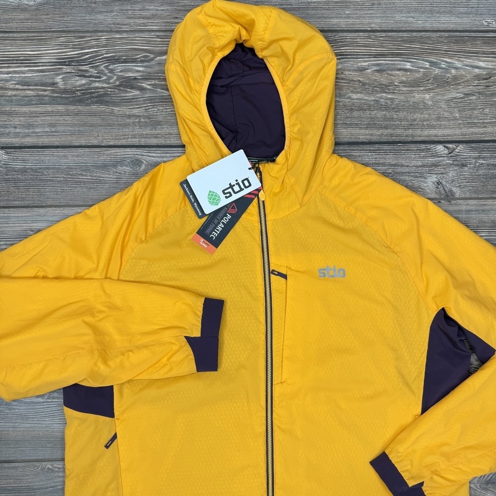 Stio Men's Alpiner Hooded Jacket Lightweight Insulated Summit Fever Size XXL NEW